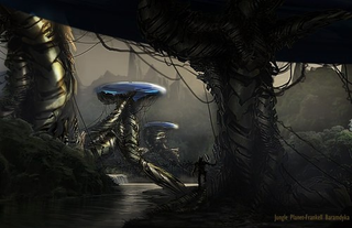Illustration for article titled Does This Transformers 3 Game Concept Art Hint At The Movie's Alien Worlds?